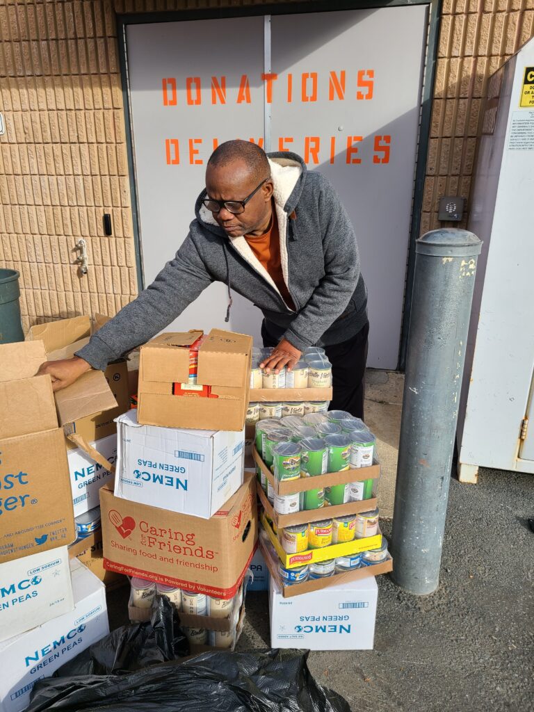 Bibles and Food Donations in Charity Care Homes