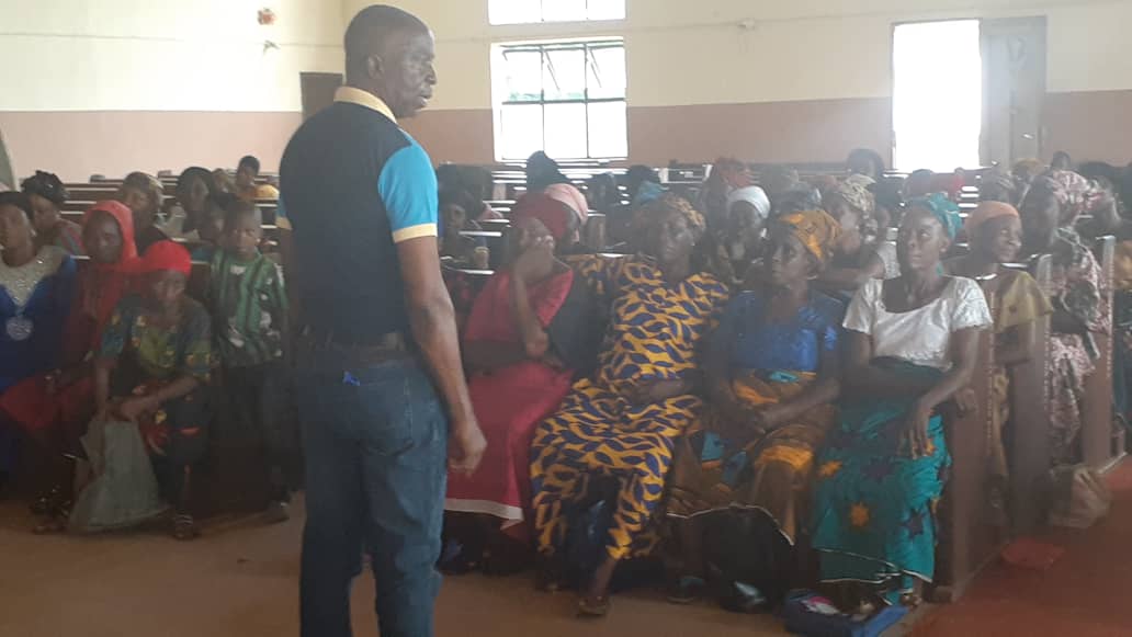 Ministering and supplies to the widows Eastern Nigeria